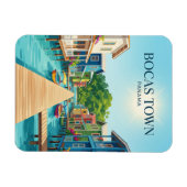 Bocas Town Panama Magnet (Horizontal)