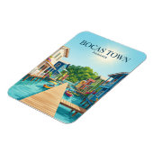 Bocas Town Panama Magnet (Linke Seite)