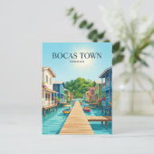 Bocas Town Panama Postkarte (Stehend Vorderseite)