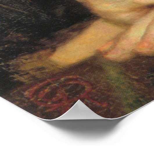 Bocca Baciata - Dante Gabriel Rossetti Poster (Ecke)