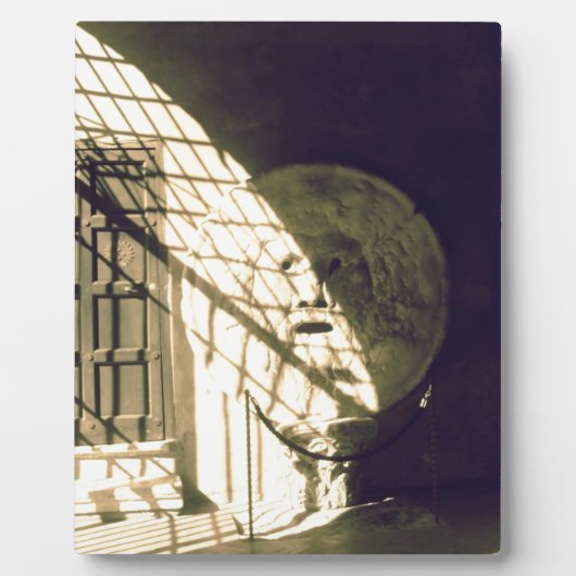 Bocca della Verita (Der Mund der Wahrheit) Fotoplatte (Vorderseite)
