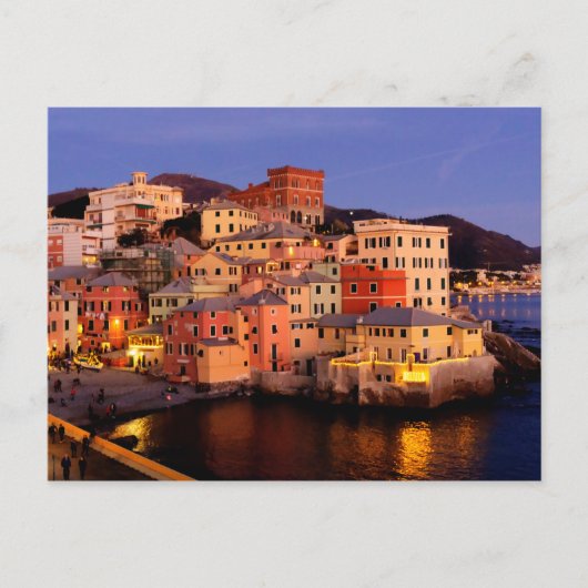 Boccadasse Dorf Postcard Postkarte (Vorderseite)