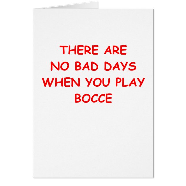bocce (Vorne)