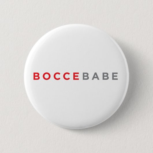 "Bocce Baby-" Knopf Button (Vorderseite)