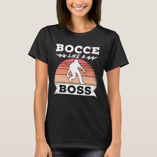Bocce Ball Bocce Player 22 T-Shirt (Vorderseite)