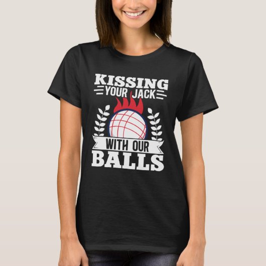 Bocce Ball Bocce Player  26 T-Shirt (Vorderseite)