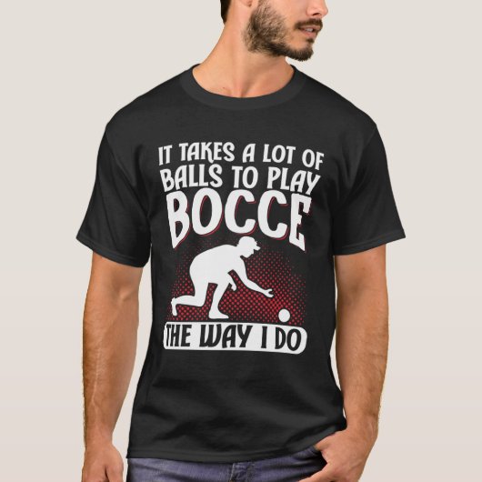 Bocce Ball Bocce Player 9 T-Shirt (Vorderseite)