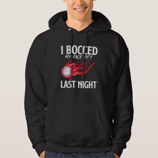Bocce Ball Bocce Spieler 2 Hoodie (Vorderseite)