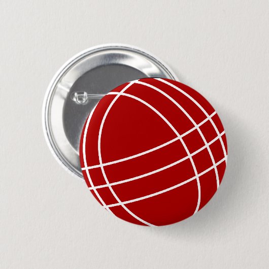 Bocce Ball Button (Vorne & Hinten)