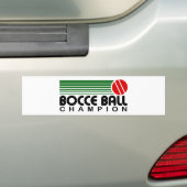 Bocce Ball Champion Autoaufkleber (Auf Auto)