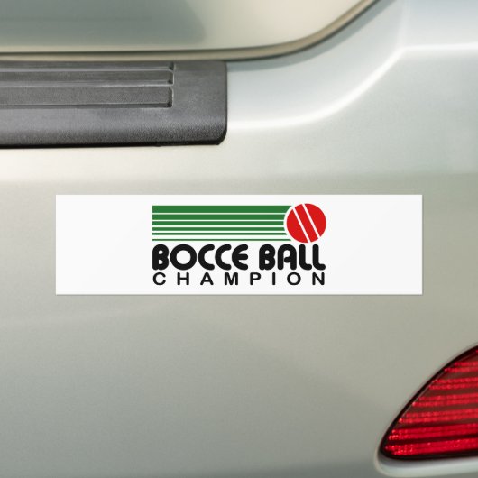Bocce Ball Champion Autoaufkleber (Auf Auto)