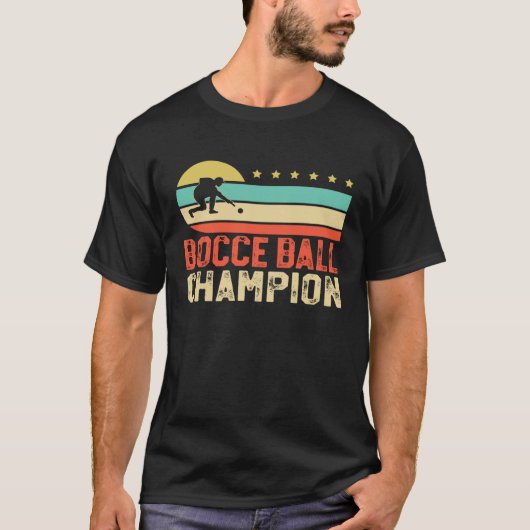 Bocce Ball Champion Bocce Bocci Bocce Player 2 T-Shirt (Vorderseite)