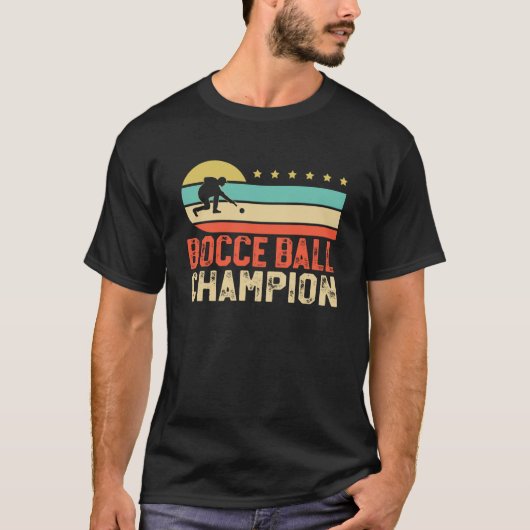 Bocce Ball Champion Bocce Bocci Bocce Spieler 2 T-Shirt (Vorderseite)