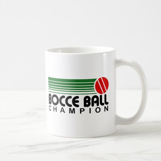 Bocce Ball Champion Kaffeetasse (Rechts)