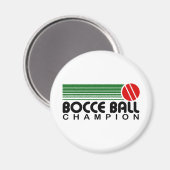 Bocce Ball Champion Magnet (Vorderseite/Rückseite)