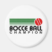 Bocce Ball Champion Magnet (Vorne)