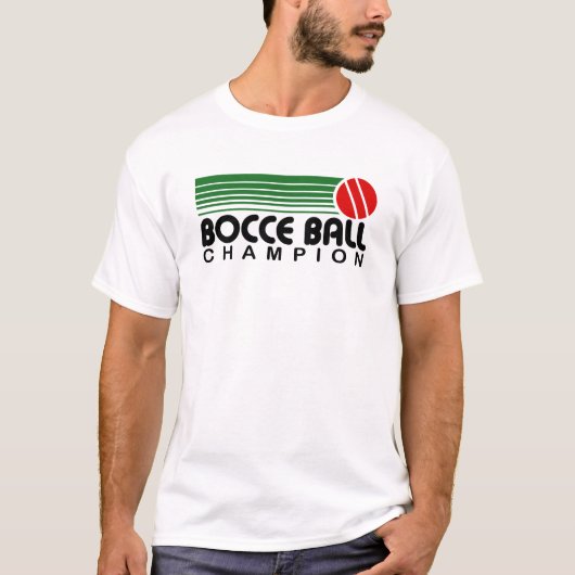 Bocce Ball Champion T-Shirt (Vorderseite)