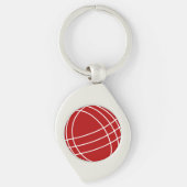 Bocce Ball Charme Schlüsselanhänger (Vorderseite)