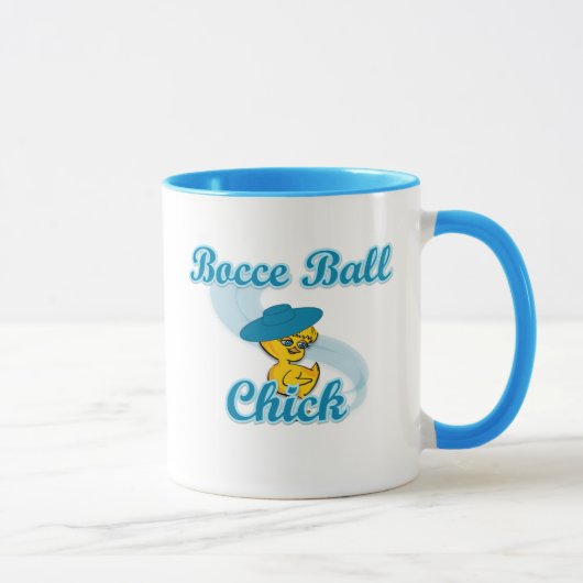 Bocce Ball Chick #3 Tasse (Rechts)