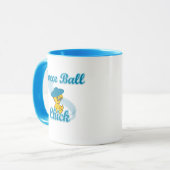 Bocce Ball Chick #3 Tasse (Vorderseite Links)