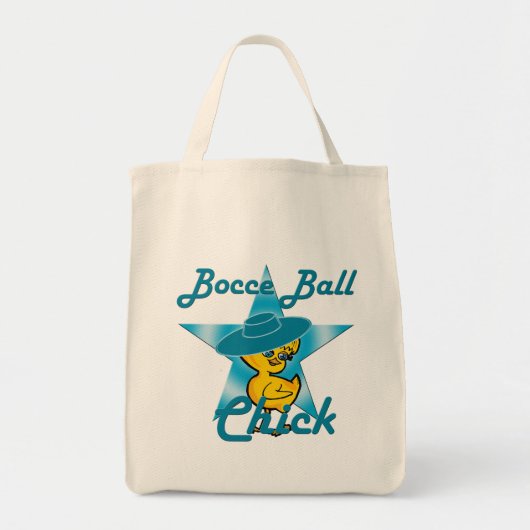 Bocce Ball Chick #7 Tragetasche (Vorne)