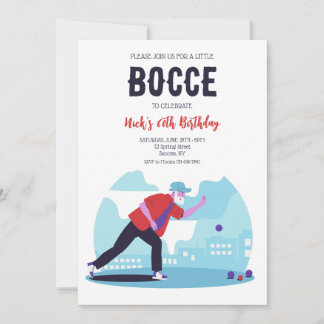 Bocce Ball Einladung