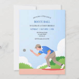 Bocce Ball Einladung