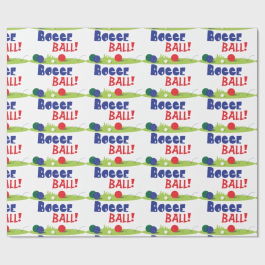 Bocce-Ball Geschenkpapier (Flach)