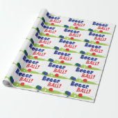 Bocce-Ball Geschenkpapier (Ungerollt)