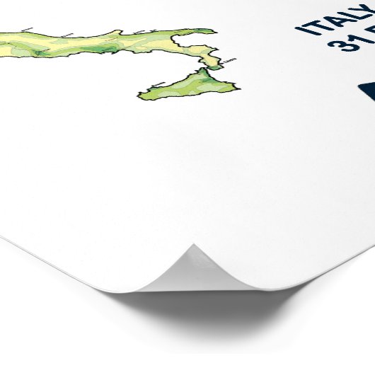 Bocce Ball History Poster (Ecke)