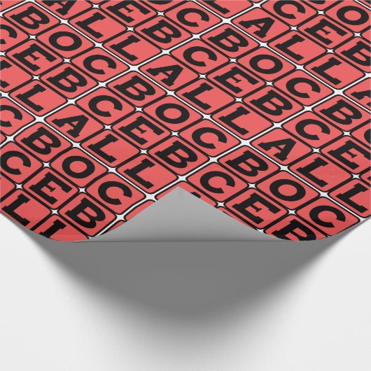 Bocce Ball, Lawn Game Geschenkpapier (Ecke)