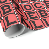 Bocce Ball, Lawn Game Geschenkpapier (Rolleneckpunkt)