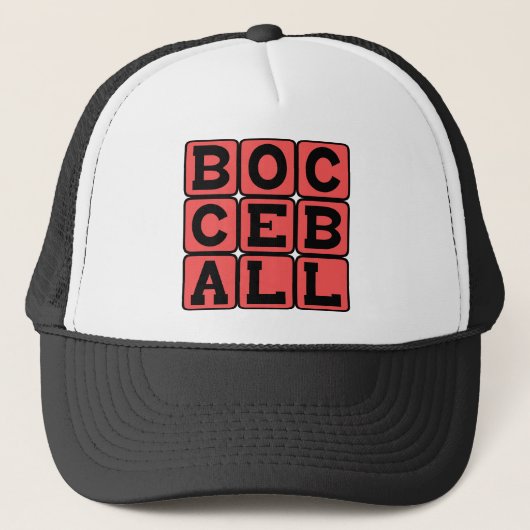 Bocce Ball, Lawn Game Truckerkappe (Vorderseite)