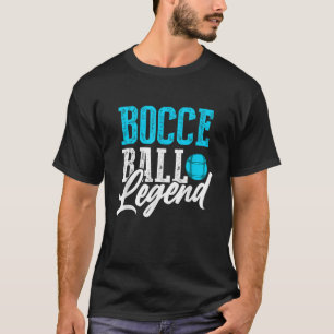 Bocce Ball Legend Hobby Sports Cue Ball Sommerspas T-Shirt