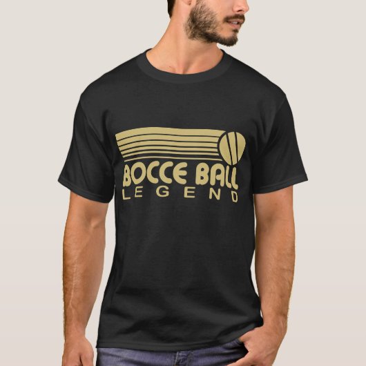 Bocce Ball Legende T-Shirt (Vorderseite)