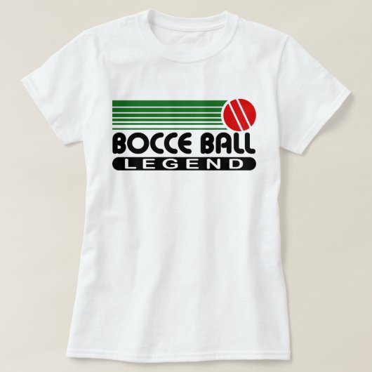 Bocce Ball Legende T-Shirt (Design vorne)