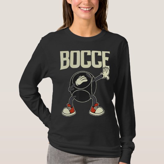 Bocce Ball mit Jack Bocci Dab Game Bocce T-Shirt (Vorderseite)