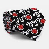 Bocce Ball-Musterhals-Krawatte für Spieler und Krawatte (Gerollt)