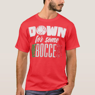 Bocce-Ball-Player-Bocces für einige Debools abgebl T-Shirt