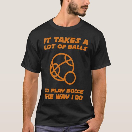 Bocce Ball Player Bowling 5 T-Shirt (Vorderseite)