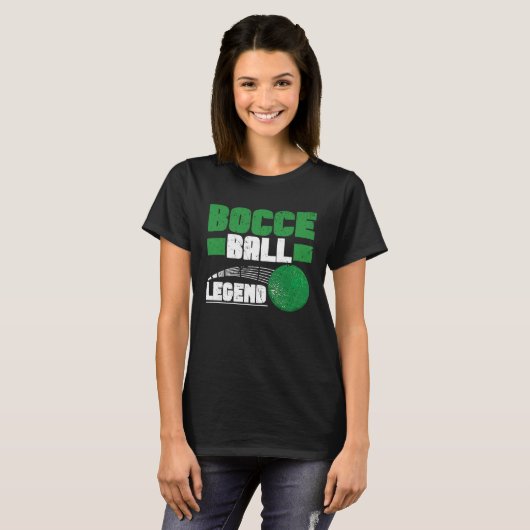 Bocce Ball Player for Petanque Game  9 T-Shirt (Vorne ganz)