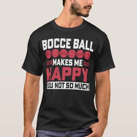 Bocce Ball Player für Petanque Game 2 T-Shirt (Vorderseite)