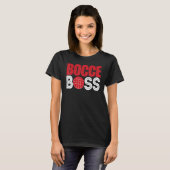 Bocce Ball Player Player Bocce Boss T-Shirt (Vorne ganz)