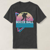Bocce Ball Player Retro T-Shirt (Design vorne)