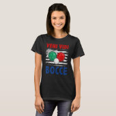 Bocce Ball Player USA Flag Patriotic 4 T-Shirt (Vorne ganz)