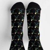 Bocce Ball Stickman Socken (Oben)