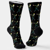Bocce Ball Stickman Socken (Gewinkelt)