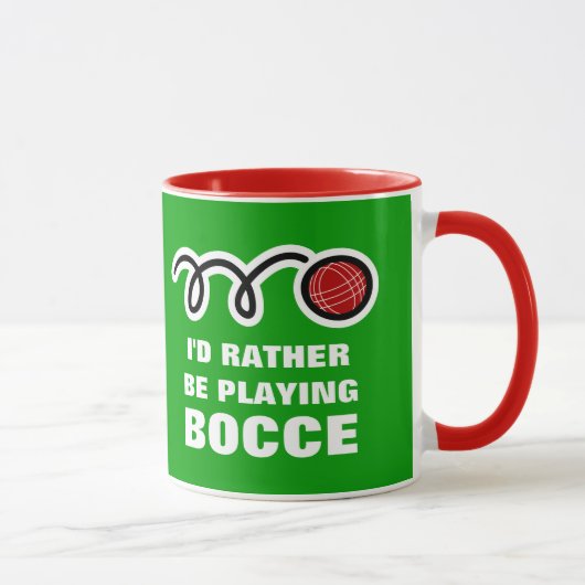 Bocce Ball-Tasse mit lustigem Zitat Tasse (Rechts)
