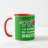 Bocce Ball-Tasse mit lustigem Zitat Tasse (Links)