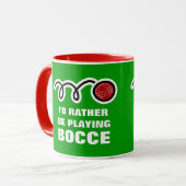 Bocce Ball-Tasse mit lustigem Zitat Tasse (Vorderseite Links)